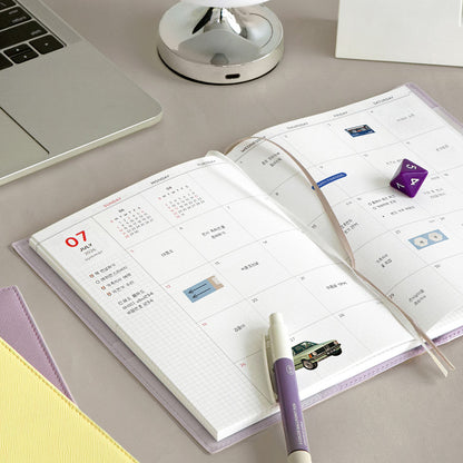 Iconic - Agenda Anual 2026 - Semana Vista A5 - The Planner M - Indi Blue