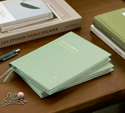Iconic - Agenda Anual 2027 - Semana Vista A5 - The Planner M - Cream Mint