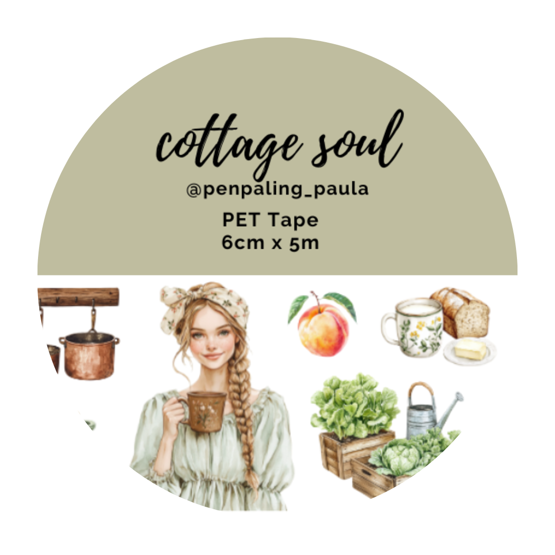 Penpaling Paula - Cottage Soul - Cinta PET PRE-CORTADA
