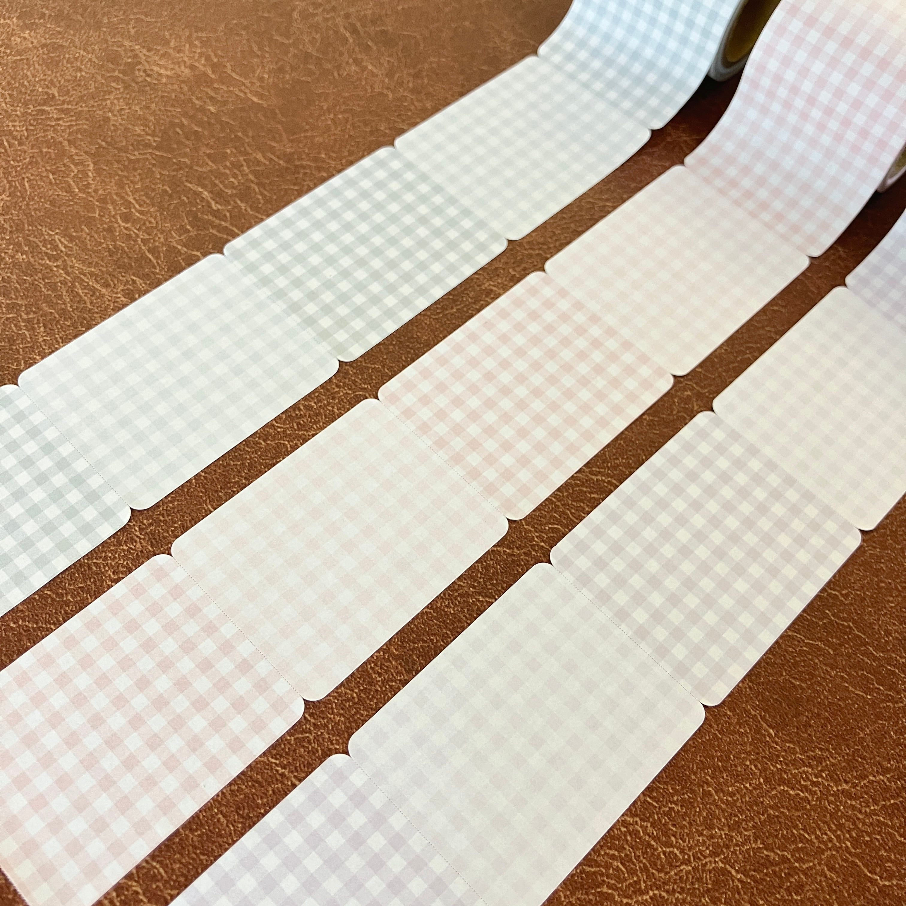 Papier Platz - Notas Adhesivas en rollo - Check Pink