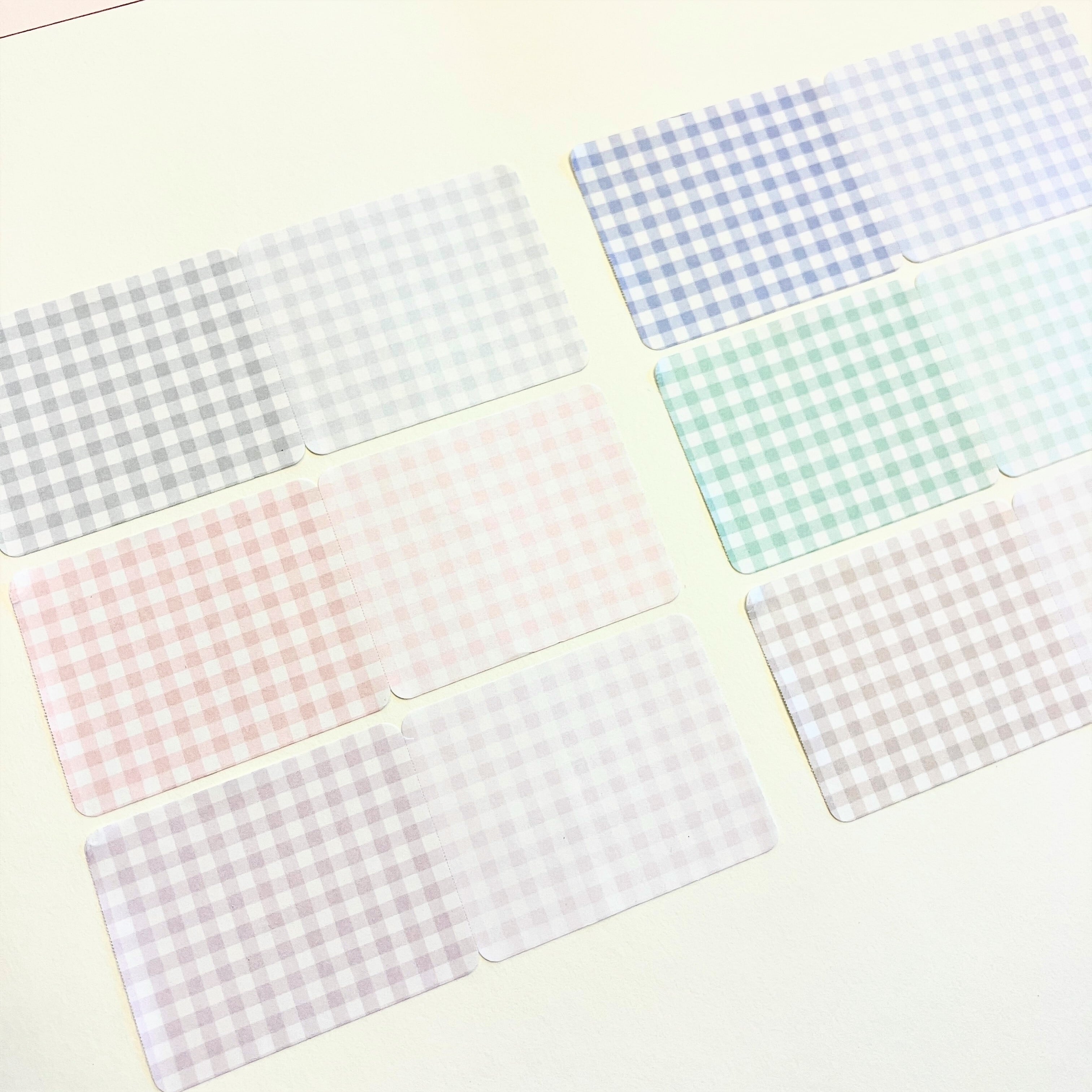Papier Platz - Notas Adhesivas en rollo - Check Brown