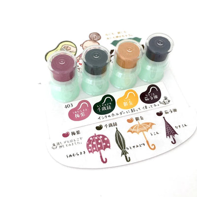 Tsukineko - Tinta Soramame Pack 4 tintas - Umbrella