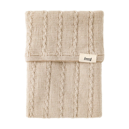 Midori - Estuche de Punto Beige - BookBand with Pockets HARAMAKI
