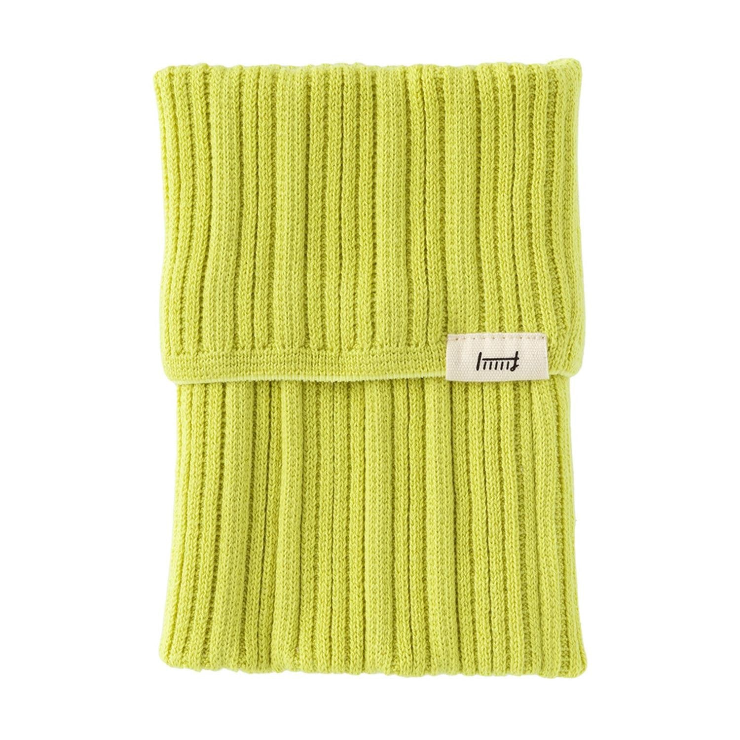 Midori - Estuche de Punto Amarillo Lima - BookBand with Pockets HARAMAKI