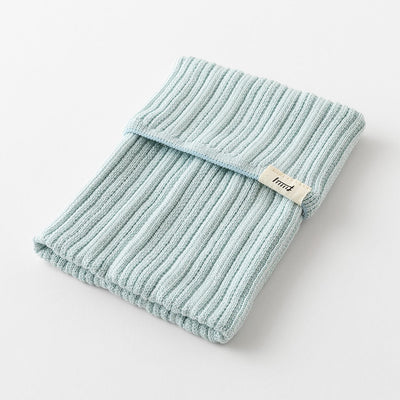 Midori - Estuche de Punto Azul Hielo - BookBand with Pockets HARAMAKI