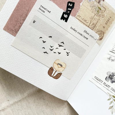 PION - Sello de Madera - Birds