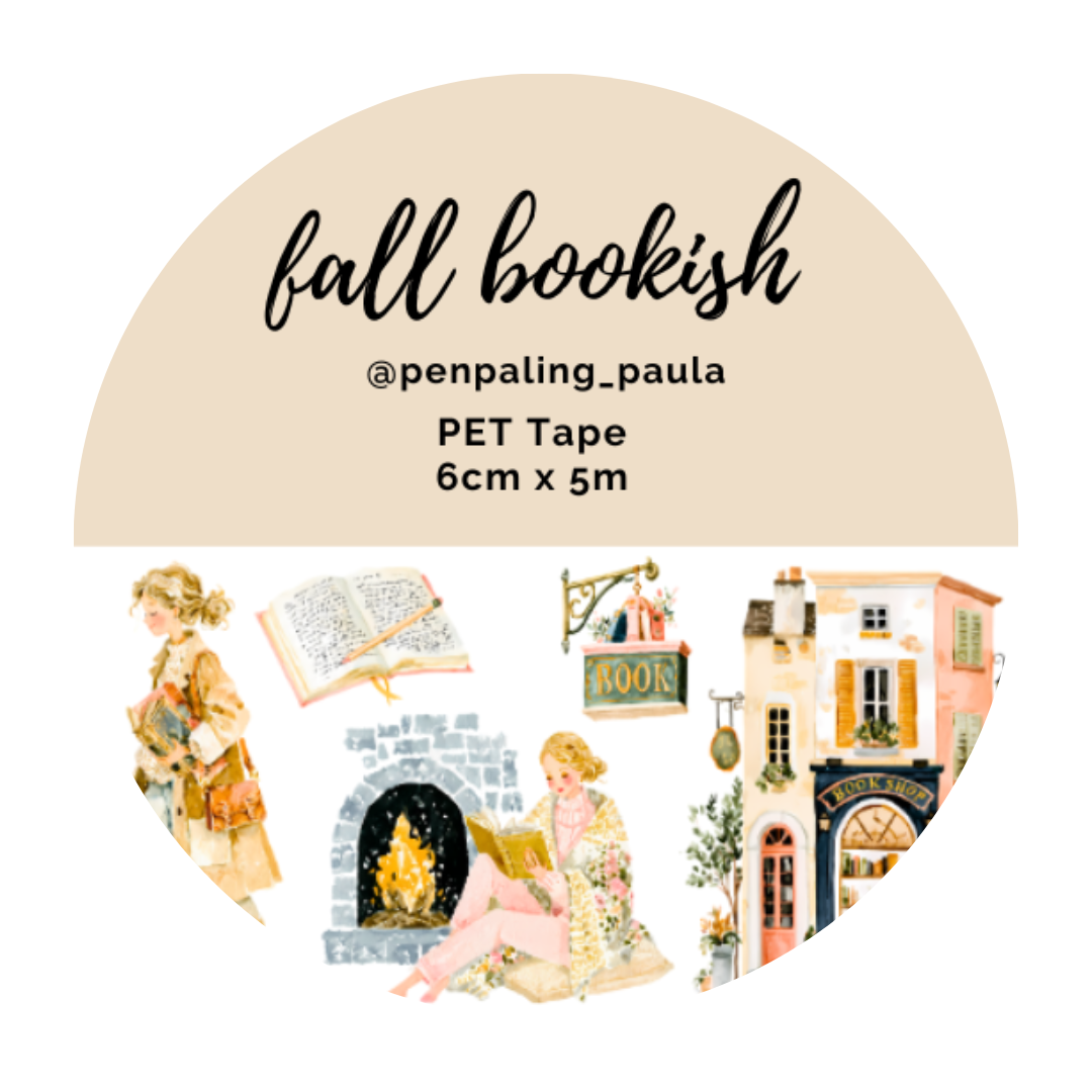 Penpaling Paula - Otoño Bookish - Cinta PET PRE-CORTADA