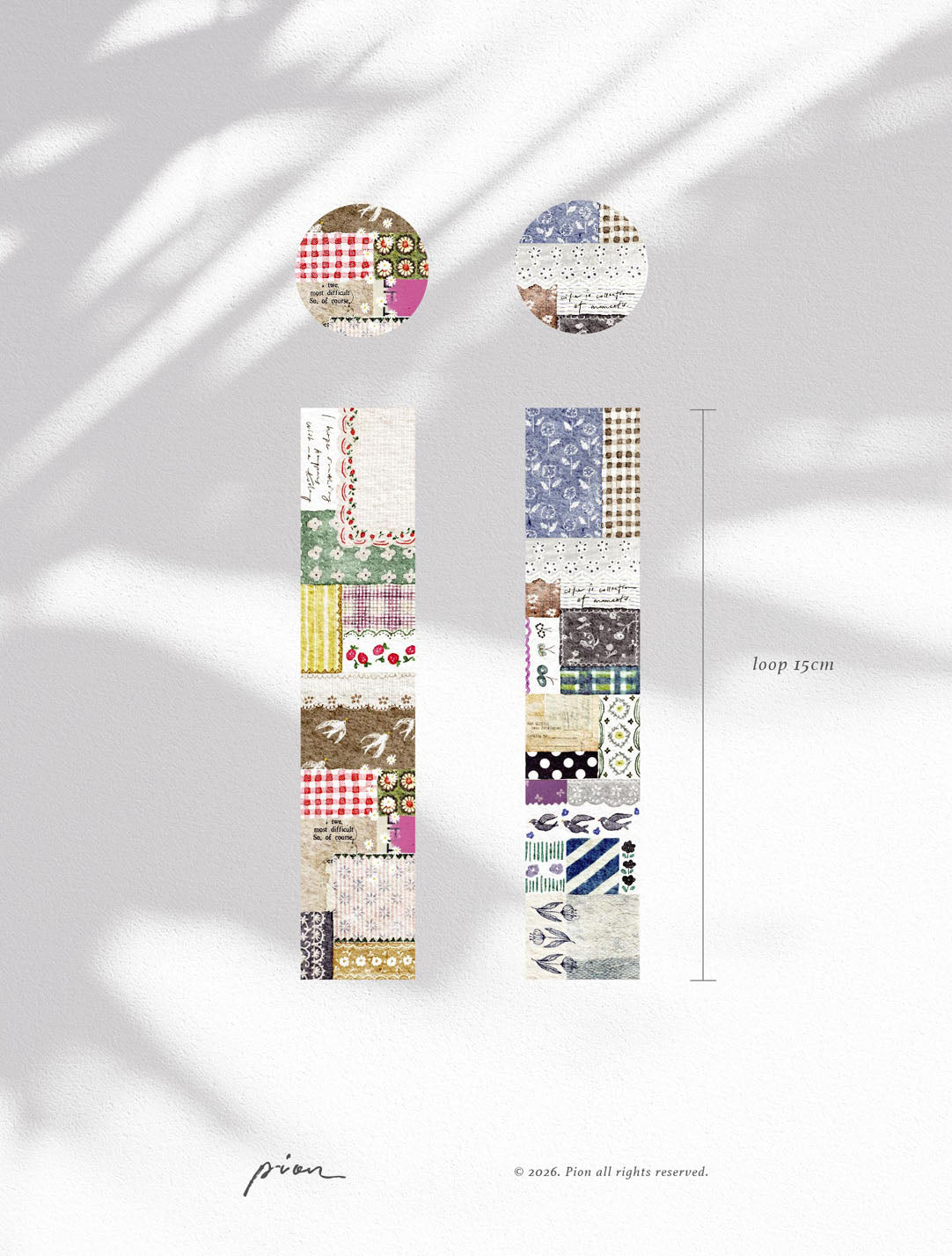 PION - Washi Tape 30 mm - Spring y Sunlight