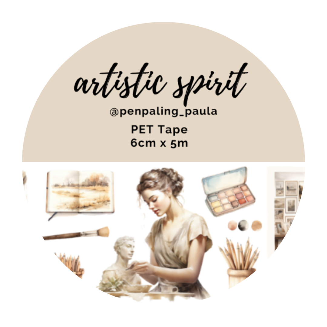 Penpaling Paula - Espíritu Artístico - Cinta PET PRE-CORTADA