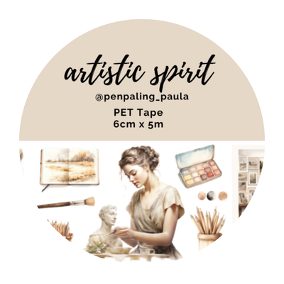 Penpaling Paula - Espíritu Artístico - Cinta PET PRE-CORTADA