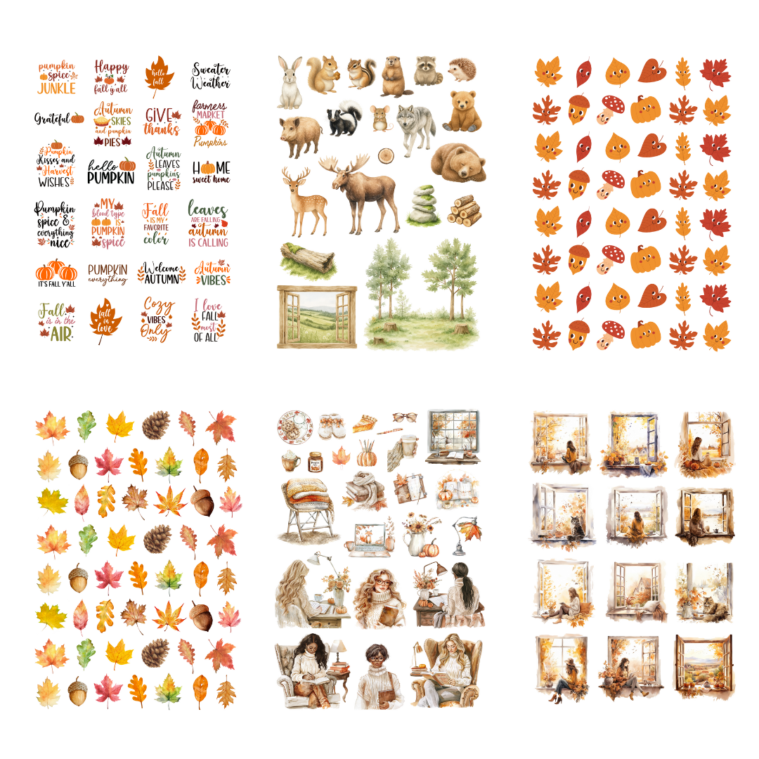 Penpaling Paula - Otoño - Libro de Pegatinas
