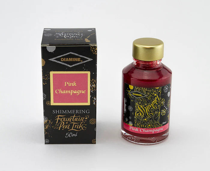 Diamine - Tintero 50 ml - Pink Champagne - SHIMMERING INK