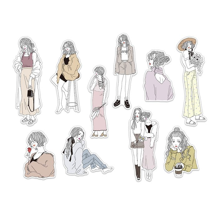 Mind Wave - Pegatinas Amie - Ennui Girl