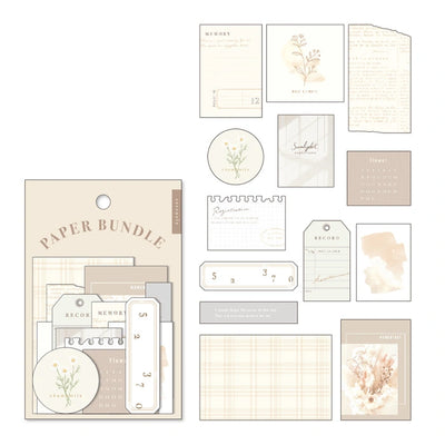 Mind Wave - Pegatinas Paper Bundle - Ivory