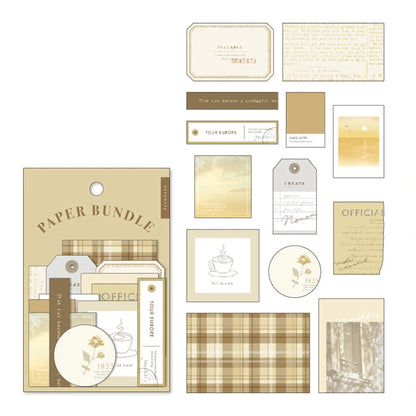 Mind Wave - Pegatinas Paper Bundle - Ocher