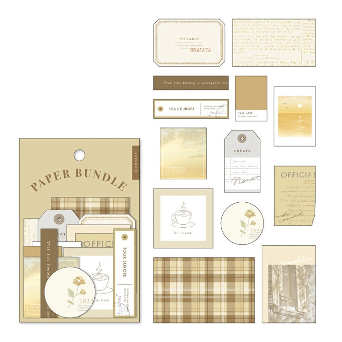 Mind Wave - Pegatinas Paper Bundle - Ocher