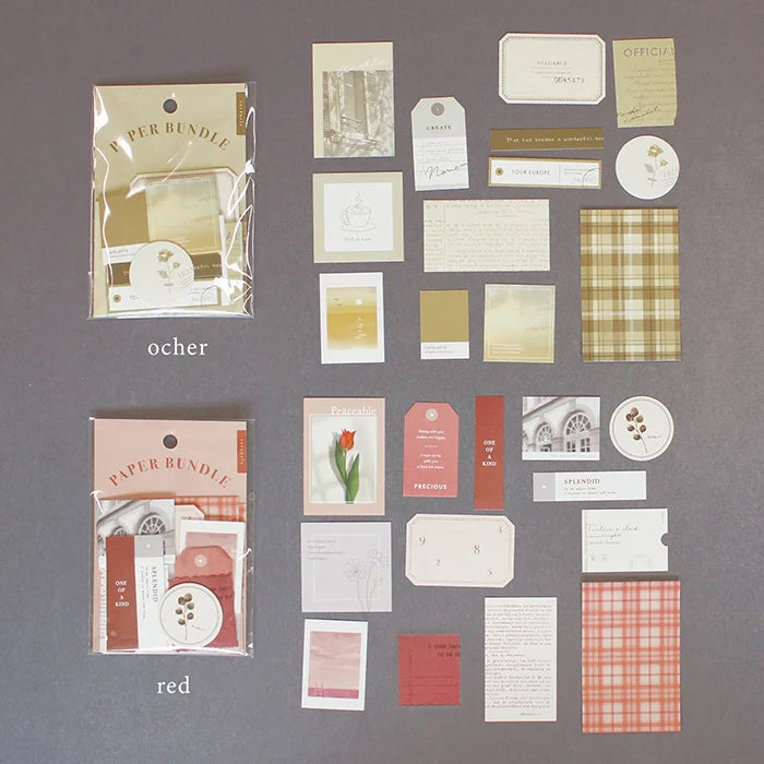Mind Wave - Pegatinas Paper Bundle - Ocher
