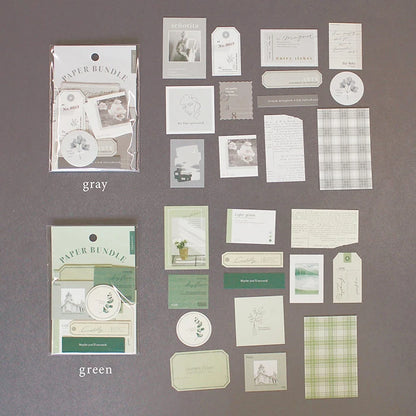 Mind Wave - Pegatinas Paper Bundle - Gray