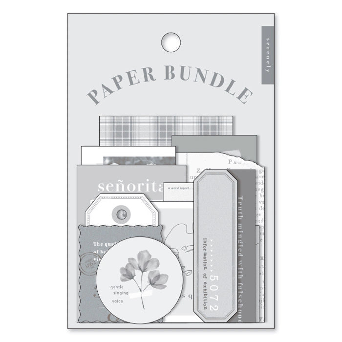 Mind Wave - Pegatinas Paper Bundle - Gray