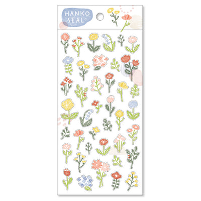 Mind Wave - Pegatinas Hanko Seal - Flowers
