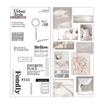 Mind Wave - Pegatinas Urban Style - Pearl grey