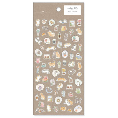 Mind Wave - Pegatinas Quiet Life Mini - Cat