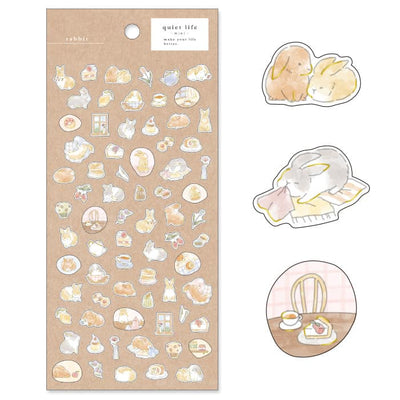 Mind Wave - Pegatinas Quiet Life Mini - Rabbit