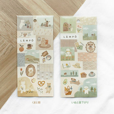 Mind Wave - Pegatinas LAMPO - Bear and Morning