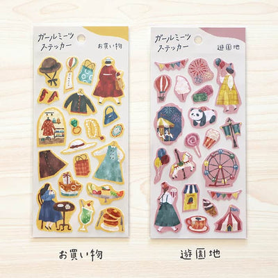 Mind Wave - Pegatinas Girl Meets - Shopping