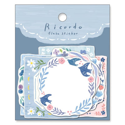 Mind Wave - Pegatinas RICORDO Flake Sticker - Blue