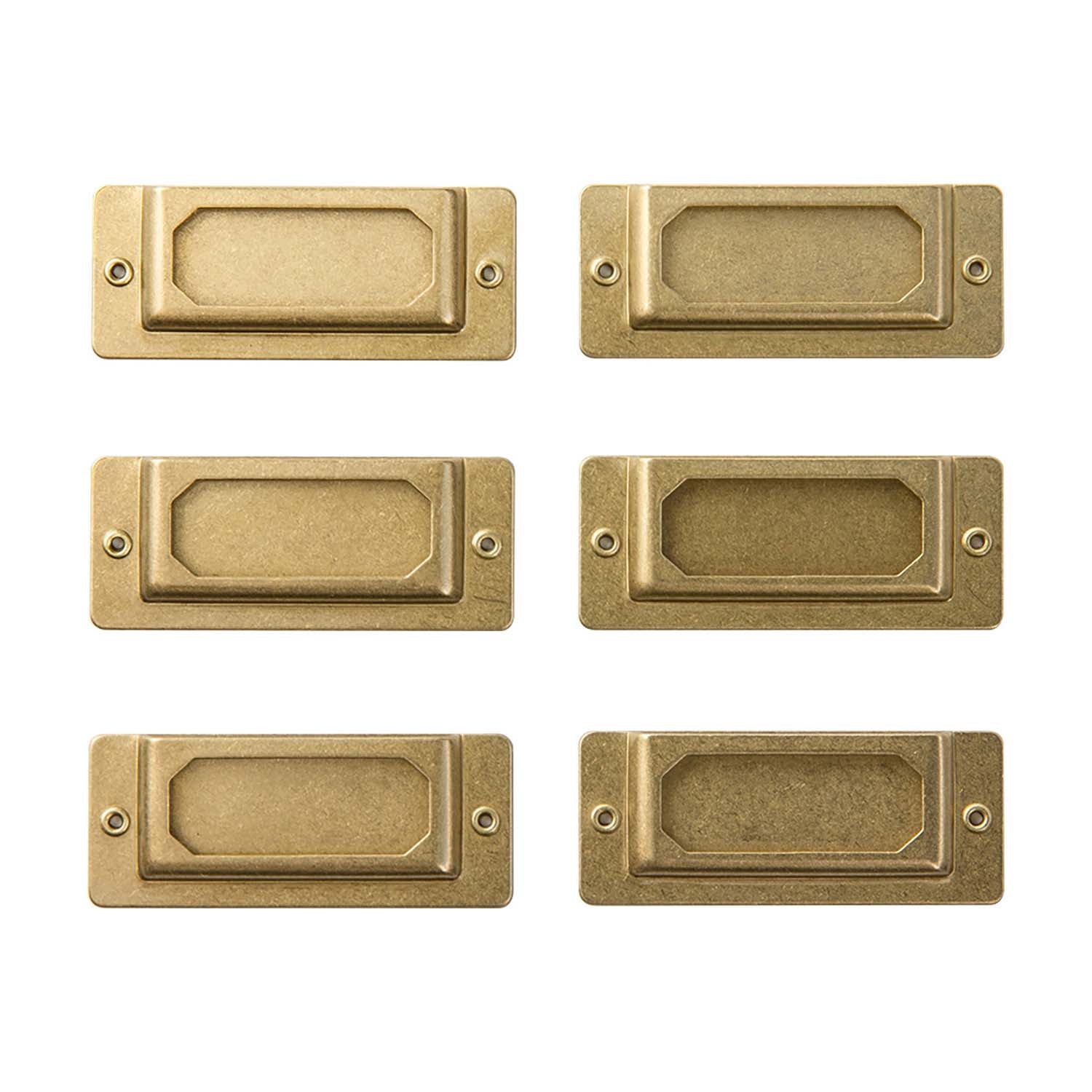 Traveler's Company - Placas para Etiquetas - LABEL PLATE
