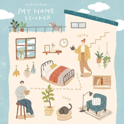 Mind Wave - Pegatinas My Home Stickers - Dokusho Taimu
