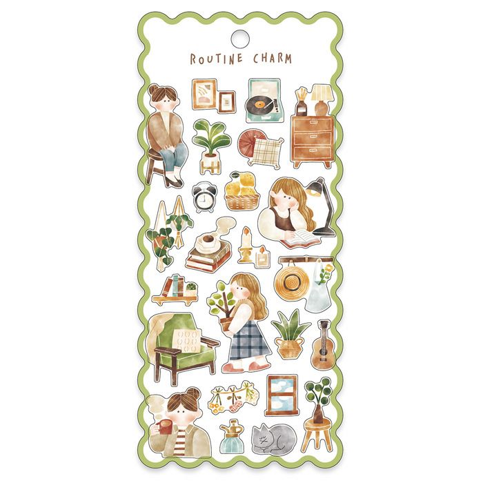 Mind Wave - Pegatinas Routine Charm - INTERIOR