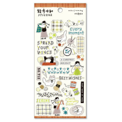 Mind Wave - Pegatinas Good Time to Walk - CRAFT STORE