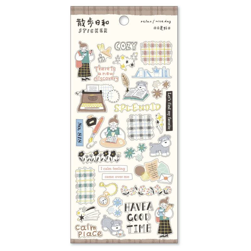 Mind Wave - Pegatinas Good Time to Walk - STATIONERY SHOP