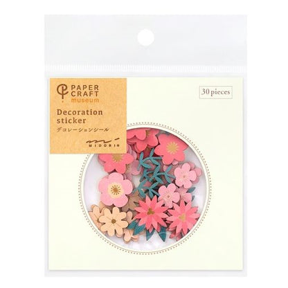 Midori - Pegatinas Decorativas - Flores Rojas - PaperCraft
