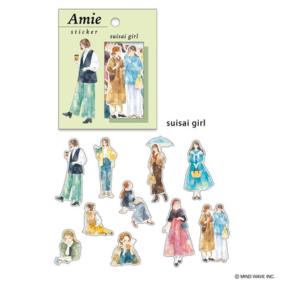 Mind Wave - Pegatinas Amie - Suisai Girl