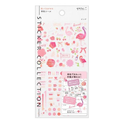 Midori - Pegatinas - Sticker Collection 2558 - Color Pink