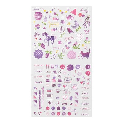 Midori - Pegatinas - Sticker Collection 2562 - Color Purple