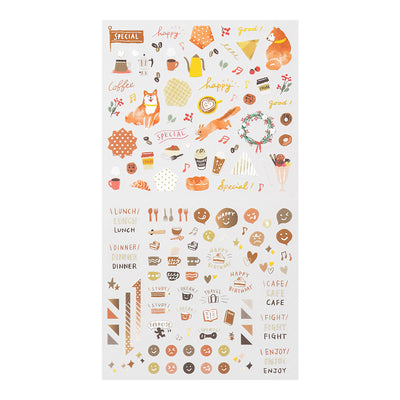 Midori - Pegatinas - Sticker Collection 2563 - Color Brown