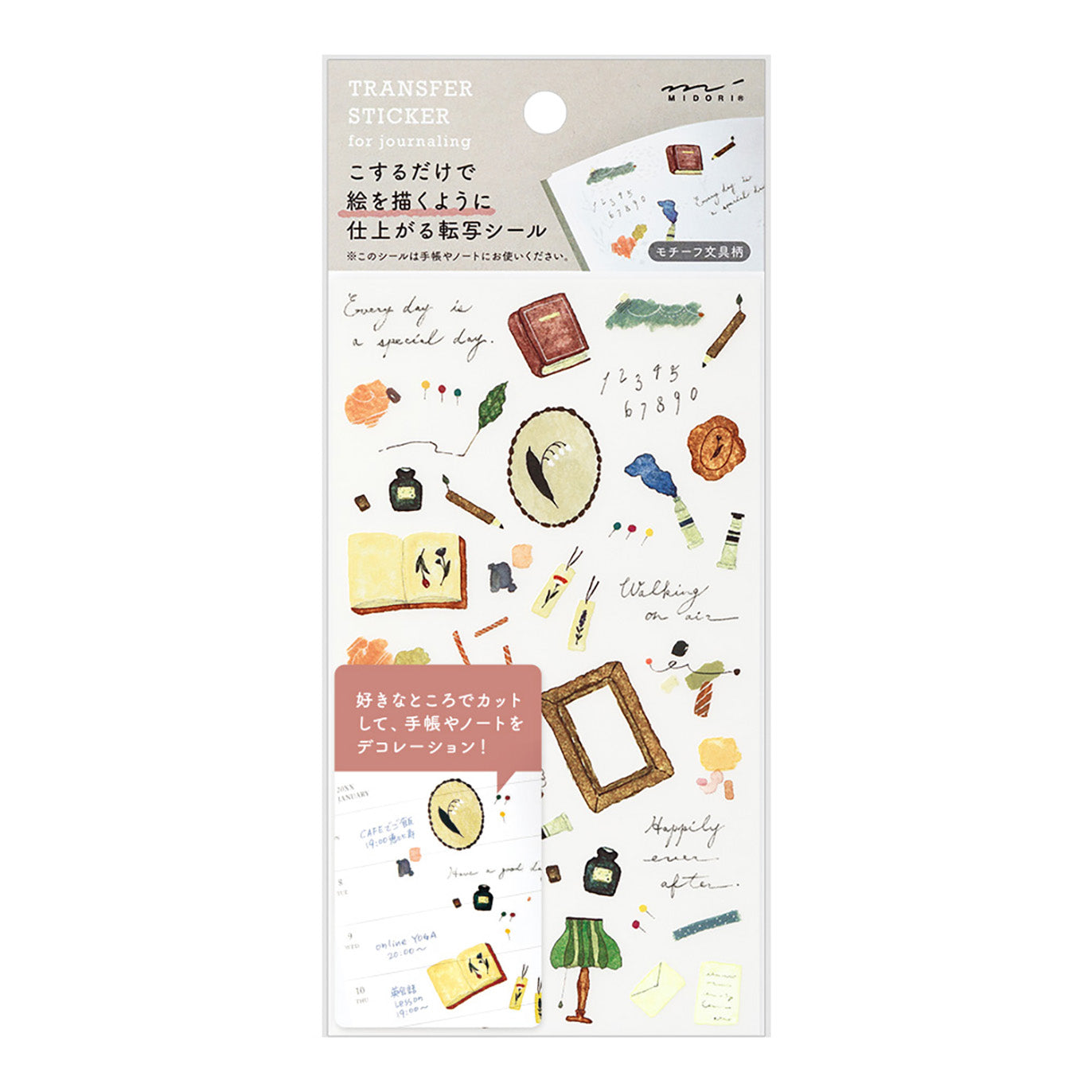Midori - Pegatinas Transferibles 2581 - Stationery