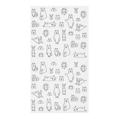 Midori - Pegatinas - Sticker Collection 2555 - Chat Forest Animals