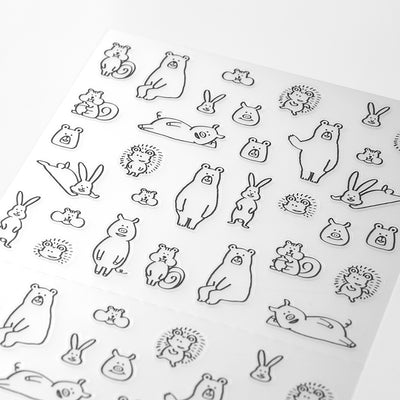 Midori - Pegatinas - Sticker Collection 2555 - Chat Forest Animals