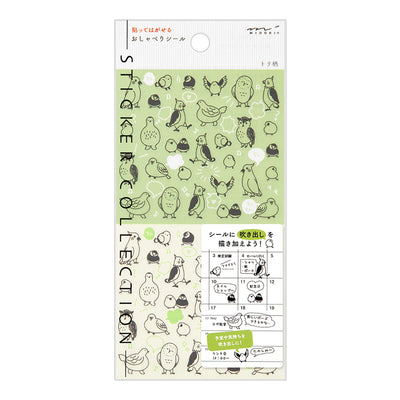 Midori - Pegatinas - Sticker Collection 2555 - Chat Birds