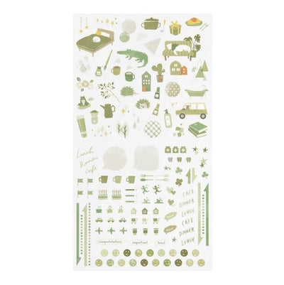 Midori - Pegatinas - Sticker Collection 2595 - Color MossGreen