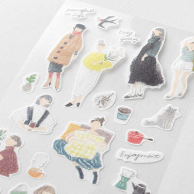 Midori - Pegatinas - 2 hojas Sticker 2637 - Fashion