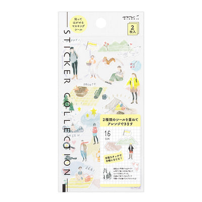 Midori - Pegatinas - 2 hojas Sticker 2638 - GoingOut