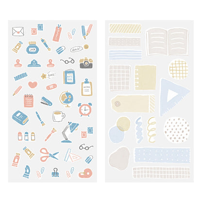 Midori - Pegatinas - 2 hojas Sticker 2640 - Stationery