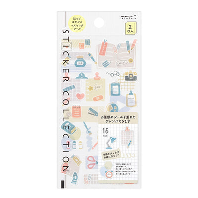 Midori - Pegatinas - 2 hojas Sticker 2640 - Stationery