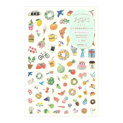 Midori - Pegatinas 1 hoja YURU LOG - Motif